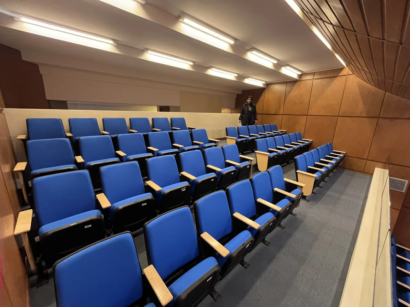Las butacas del mezzanine del Auditorio UPB
